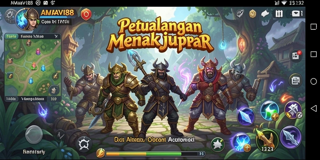 Screenshot menampilkan aksi pertarungan seru dalam AMAVI88 yang memukau.