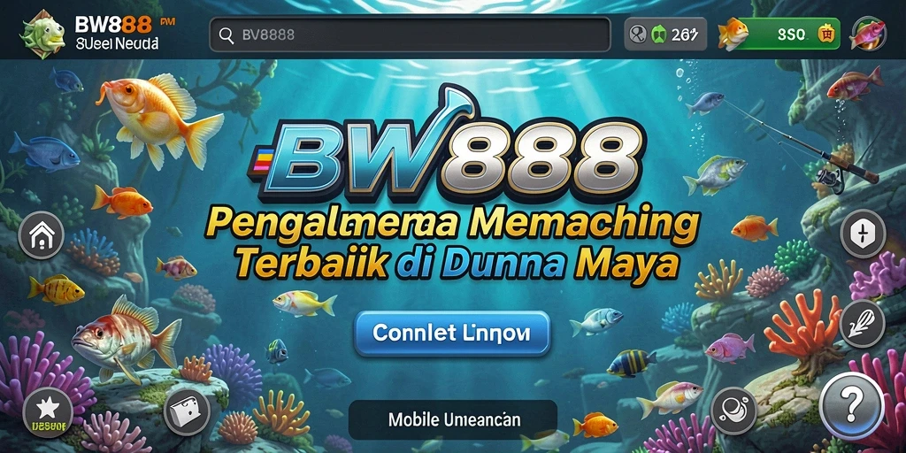 Gameplay BW888 menunjukkan aksi memancing yang seru dan interaktif.