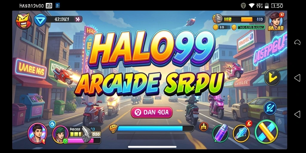 Screenshot gameplay HALO99 menampilkan aksi seru dan tantangan yang mengasyikkan.
