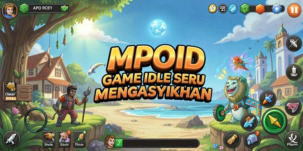 Tampilan menarik gameplay MPOID dengan karakter dan misi yang beragam.