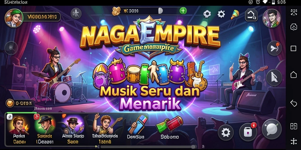 Tampilan gameplay NAGAEMPIRE yang seru dan interaktif.