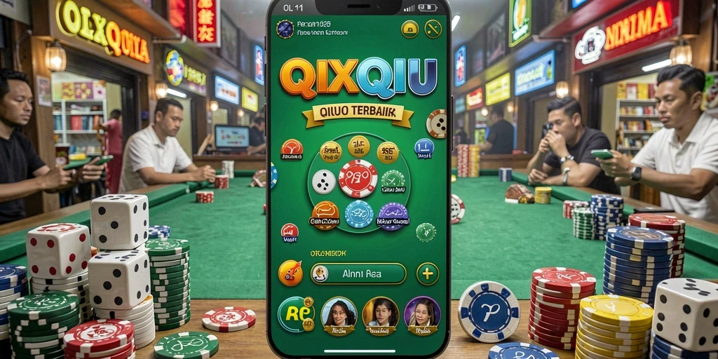 Screenshot utama OLX128 menampilkan sesi permainan QiuQiu yang seru dan mengasyikkan.