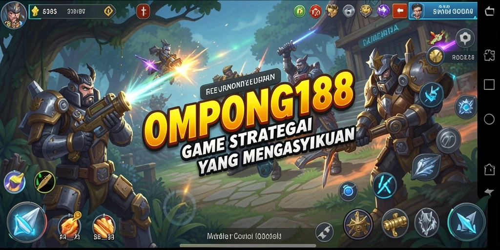 Screenshot utama OMPONG188 menampilkan aksi strategis yang mendebarkan.
