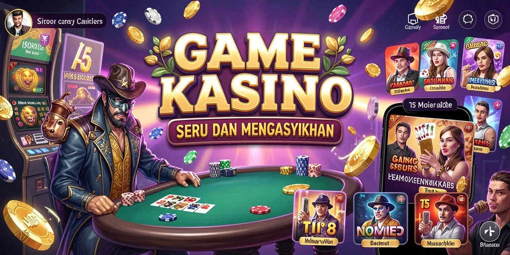Tampilan gameplay T6 yang menarik dan menghibur dalam suasana Kasino.